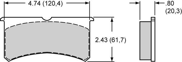 Pad Set, BP-40, 7420